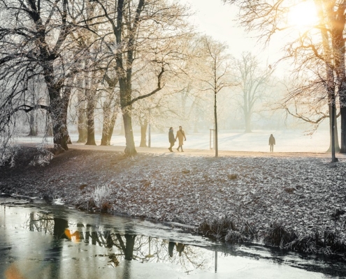 Winter in Leipzig