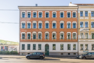 Leipzig - Sellerhausen-Stünz | Fassade - Straßenseite - NEU: Zeitlos schön. Dauerhaft rentabel.