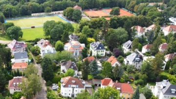 Leipzig - Schleußig | Blick nach Westen - Ruhig und grün im Schleußiger Villenviertel