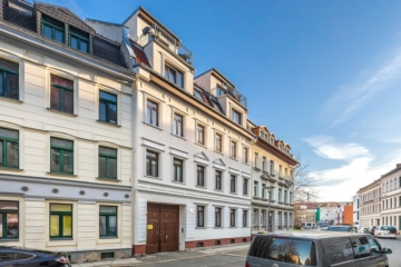 Erstklassige Investition - mit Parkblick - Leipzig - Volkmarsdorf | Blick zum Gebäude