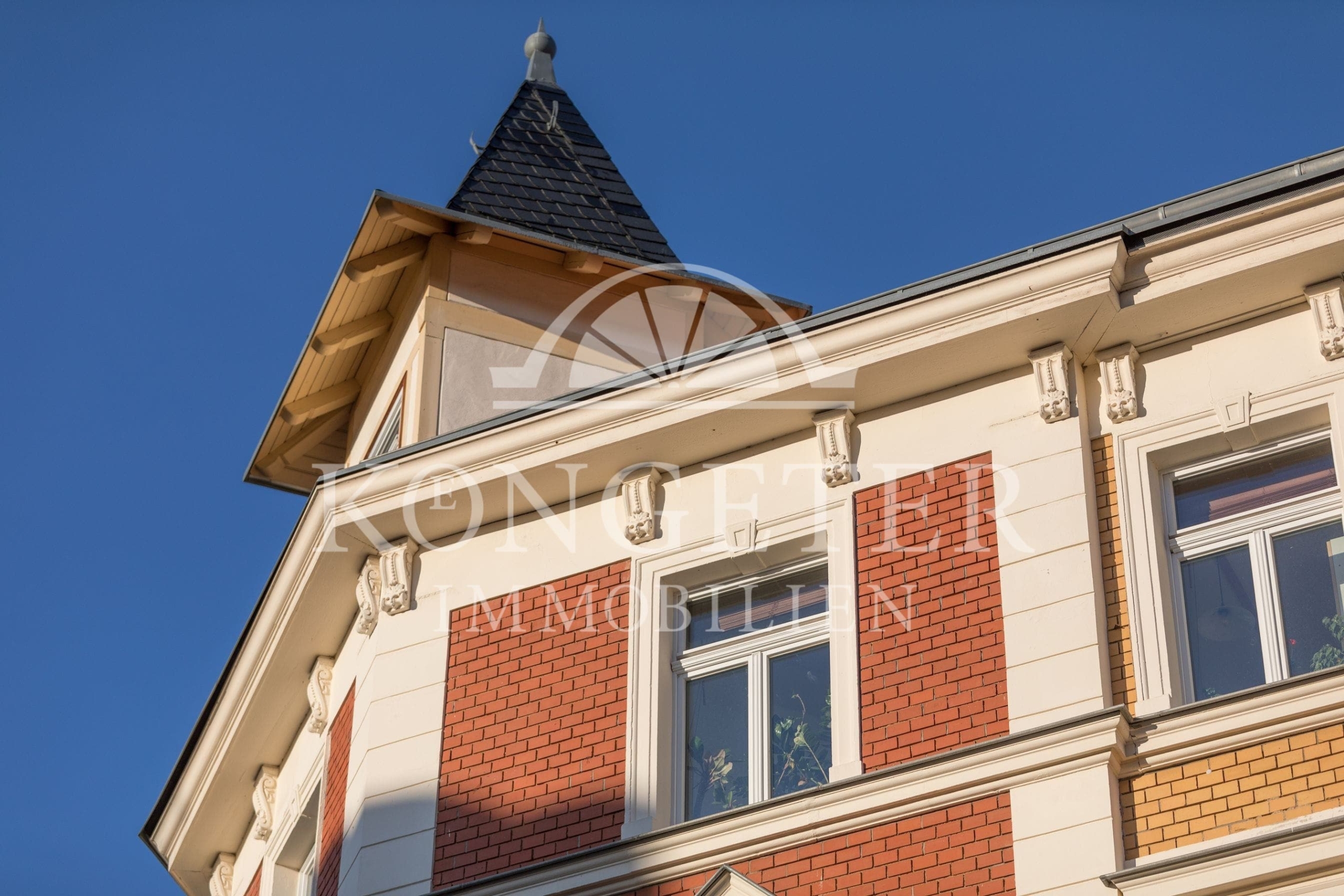 Familienwohnung – Vom Balkon direkt in den Garten - Markkleeberg | Fassade - Detail