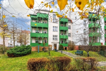 Großartige Kapitalanlage am Auensee - Leipzig - Wahren | Gartenseite mit Balkonen