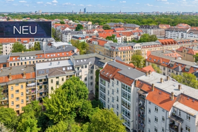 NEU: Zwei Wohnungen – ein großzügiges Zuhause in Leipzig-Schleußig, 04229 Leipzig, Dachgeschosswohnung