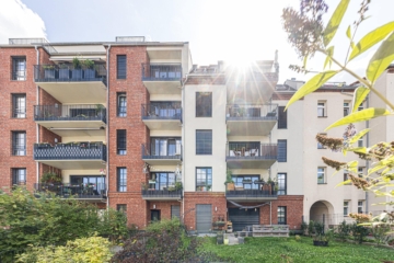 Leipzig - Altlindenau | Gartenseite mit Balkonen - VERKAUFT: Urbanes Wohnerlebnis mit Loft-Charakter