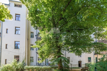 Leipzig - Südvorstadt | Gartenseite - VERKAUFT: Hoch über den Dächern & bezugsfrei