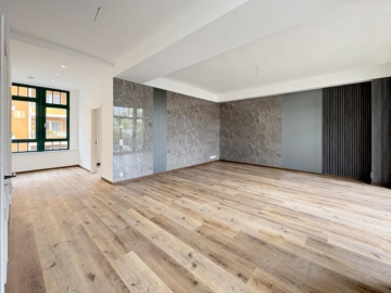 Leipzig - Neustadt-Neuschönefeld |Wohnzimmer - NEU: Hochwertig sanierte 2-Raumwohnung mit großzügiger Terrasse.