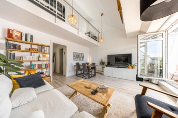 Leipzig - Zentrum-West | Wohnbereich - VERKAUFT: Leipzig von oben: City-Apartment in Bestlage!