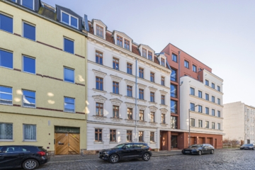Leipzig - Plagwitz | Blick zum Gebäude - VERKAUFT: Plagwitz-Highlight! 3-Zimmer-Oase mit Gartenflair