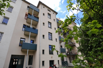 Ihre Kapitalanlage in der beliebten Südvorstadt - Gartenansicht mit Balkonen