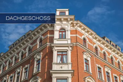 DACHGESCHOSS: Ein Lieblingsplatz über den Dächern der Südvorstadt., 04275 Leipzig, Dachgeschosswohnung