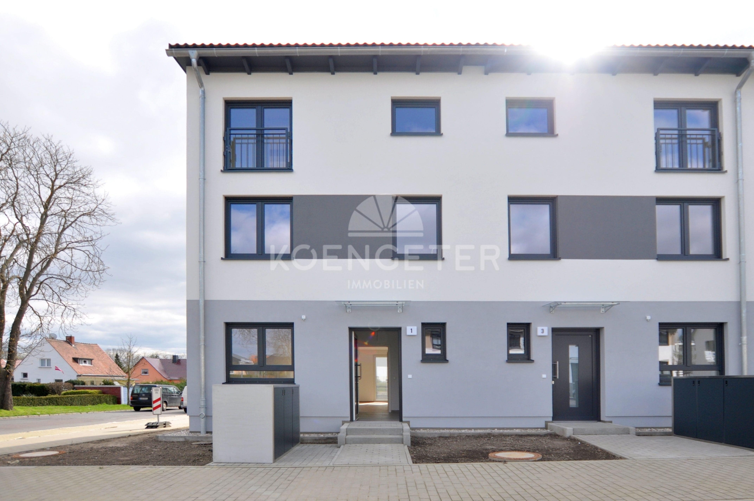 Modernes Reihenendhaus mit allem was Ihr Herz begehrt! - Schkeuditz b. Leipzig|Fassade