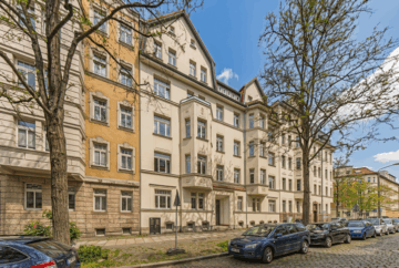 Eigentumswohnung | Fassade - Straßenseite - RESERVIERT: Bezugsfrei – Schleußig freut sich auf Sie