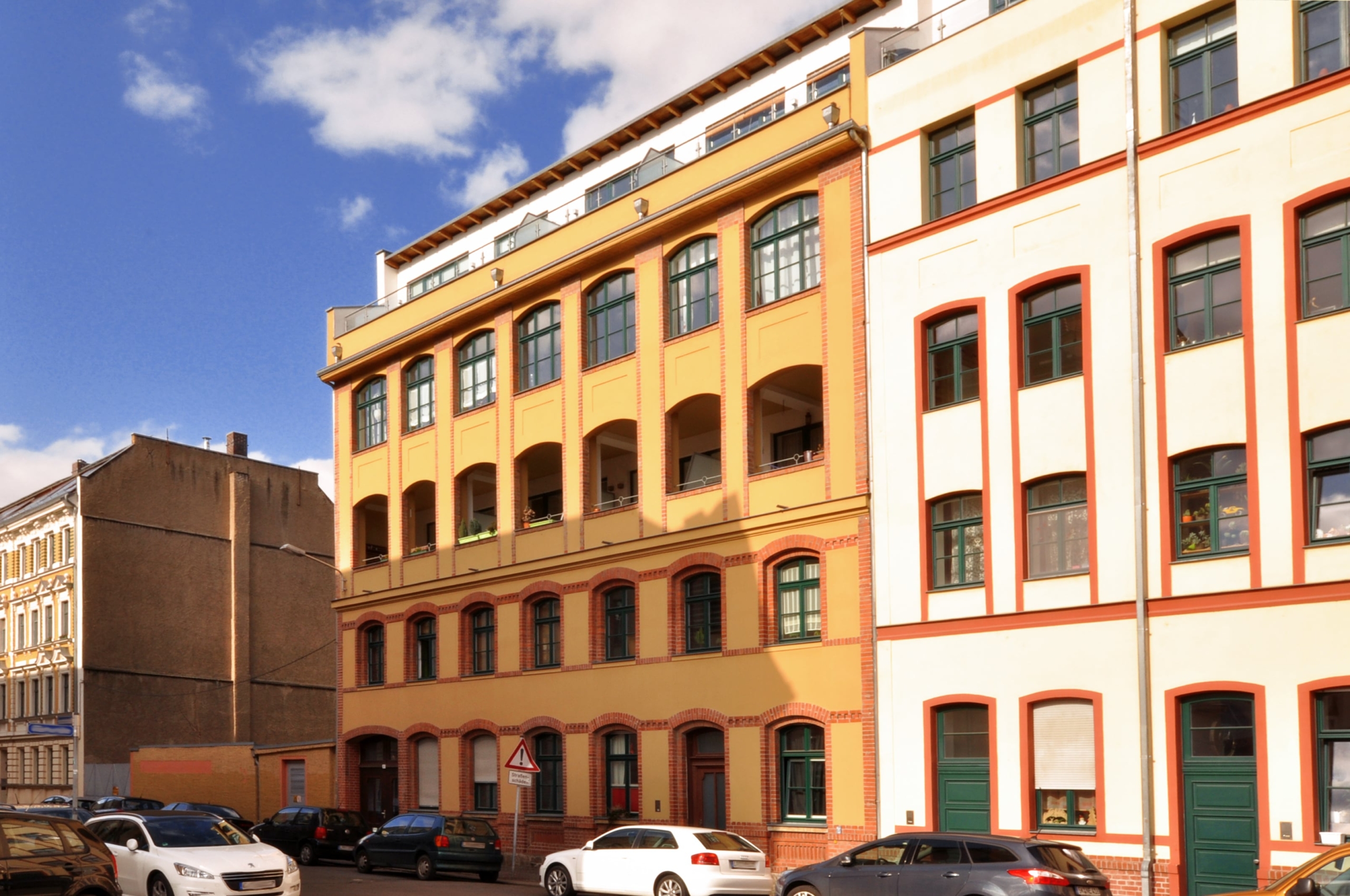 Charmante Maisonettewohnung im angesagten Plagwitz - Fassade Straßenseite