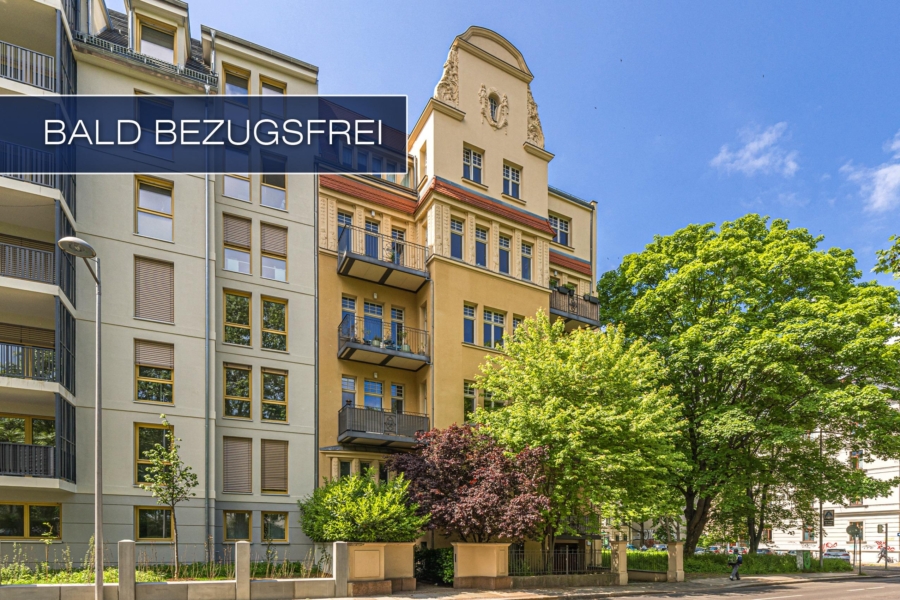 Leipzig - Zentrum Süd | Eigentumswohnung - BALD BEZUGSFREI: Stilvoll wohnen oder clever vermieten – zwischen Stadtleben und Parkidylle!
