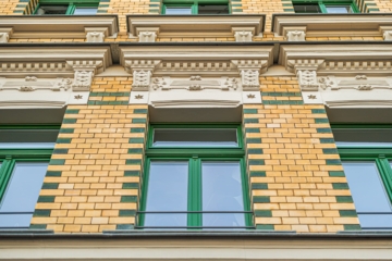 Eigentumswohnung | Fassade - Detail - RESERVIERT: Stadt, Wasser, Lebensgefühl – Wohnen im Leipziger Westen