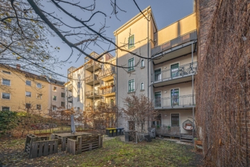 Eigentumswohnung | Hofseite mit Balkonen - RESERVIERT: Stadt, Wasser, Lebensgefühl – Wohnen im Leipziger Westen