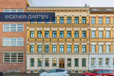 EIGENER GARTEN: 2 Zimmer, Gartenanteil und solides Investment, 04229 Leipzig, Erdgeschosswohnung