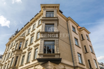 Leipzig - Waldstraßenviertel | Fassade - NEU: Residieren statt Wohnen + Stellplatz mit E-Ladestation