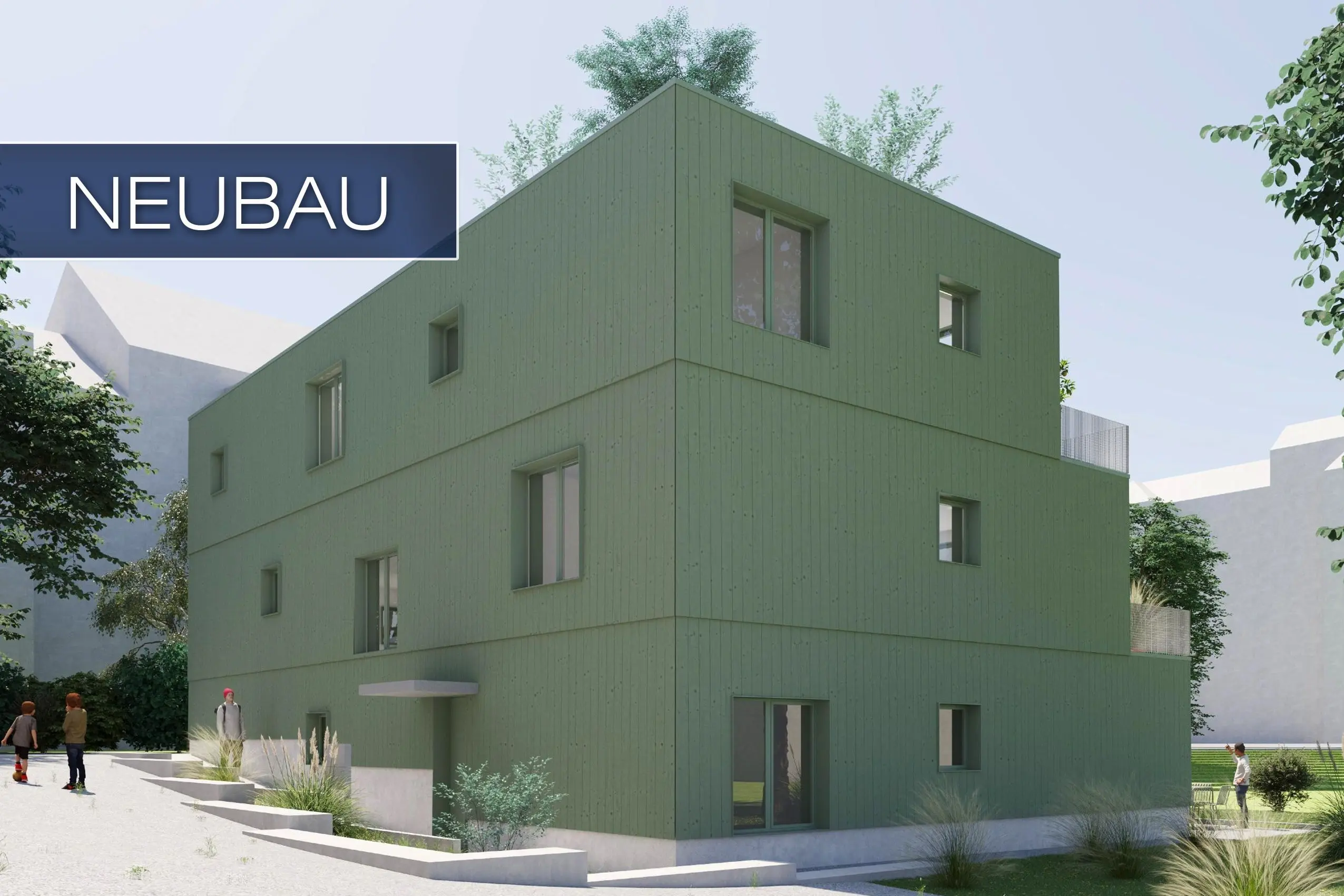 NEUBAU: Wohnen im Grünen, gebaut für morgen – großzügige Terrassenwohnung in Schleußig