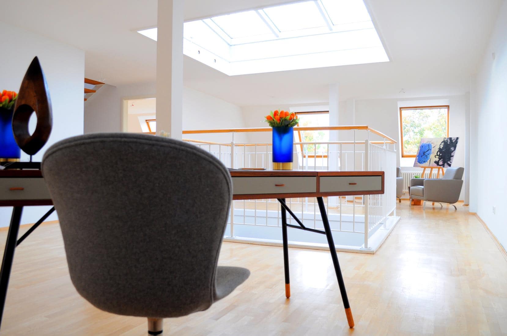 Genießen Sie das unbeschreibliche Panorama. - Galerie als Arbeitszimmer