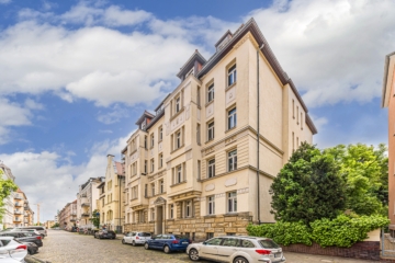 Leipzig - Südvorstadt | Blick zum Gebäude - NEU: Familienwohnung in der Südvorstadt