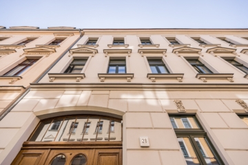 Leipzig - Gohlis-Süd | Fassade - Straßenseite - VERKAUFT: Loggia, Licht & Lage: Kapitalanlage in Gohlis-Süd