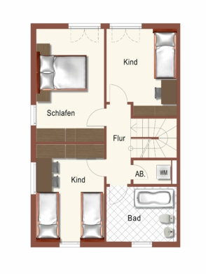 Das neue Zuhause für Ihre Familie - mit Terrasse und eigenem Garten! - 1. Obergeschoss