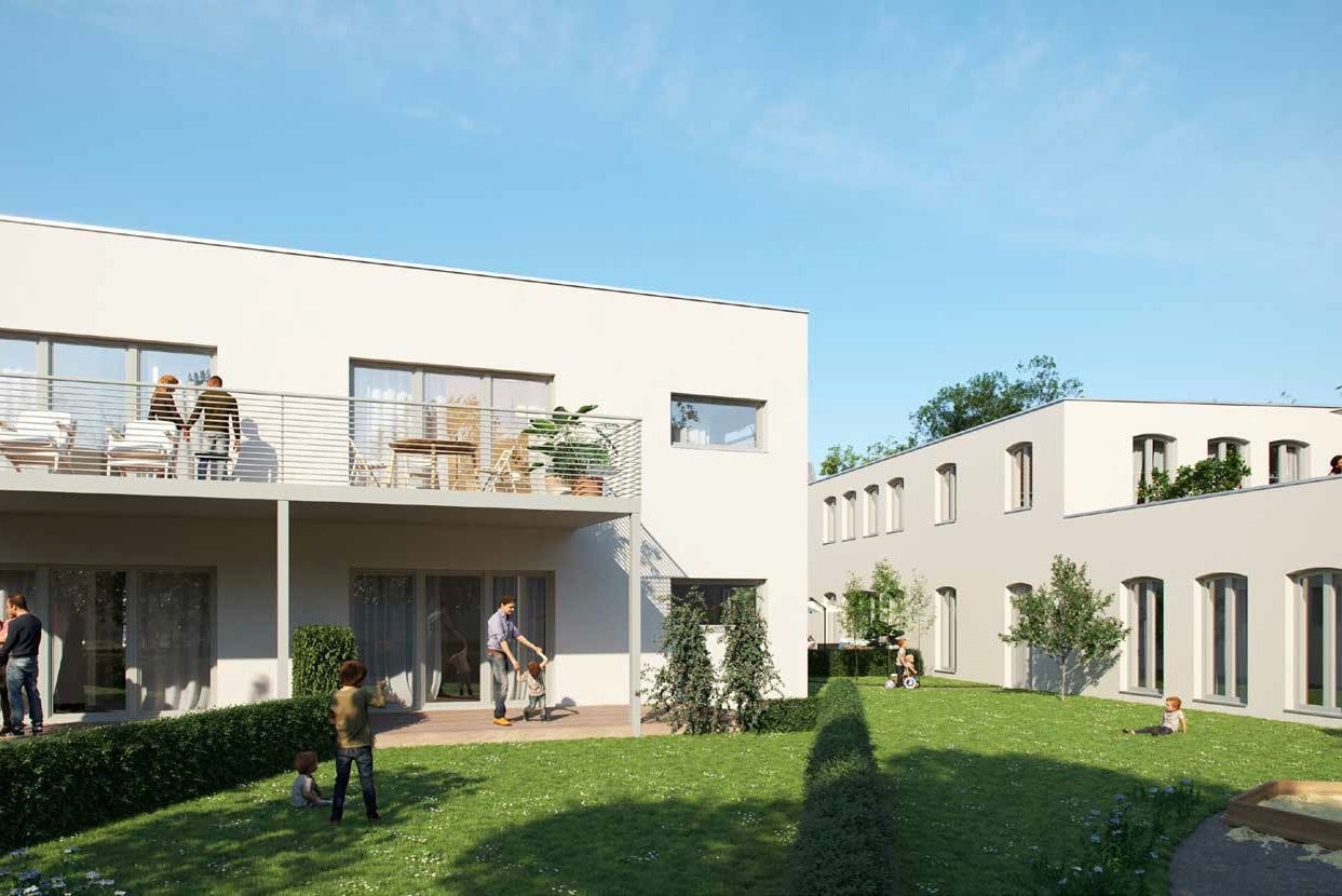 Leipzig - Lindenthal | Visualisierung - Gartenseite