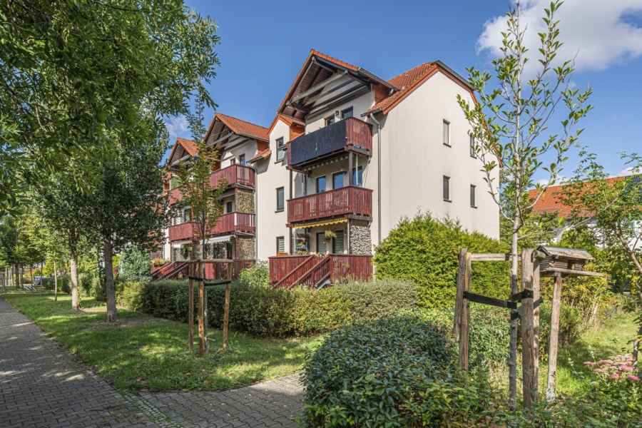Leipzig-Paunsdorf | Eigentumswohnung - Charmante Maisonette mit Balkon und Garten