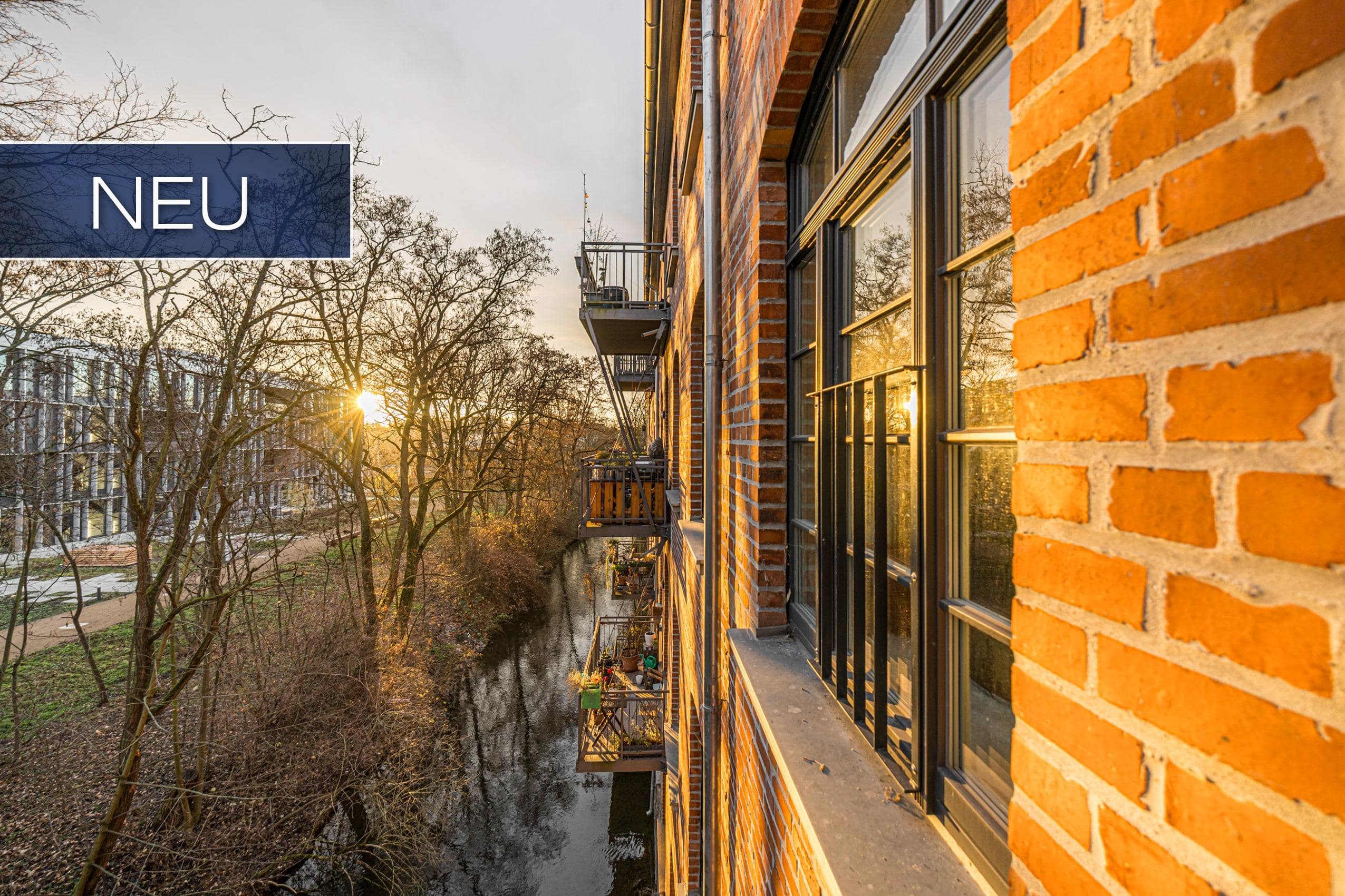 NEU:🌿Wohn-Loft mit Weite & Blick über die Luppe