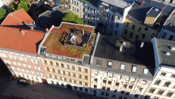 Eigentumswohnung | Luftbild - Blick zum Gebäude - IN VORBEREITUNG: Werthaltiges Wohneigentum im Herzen Leipzigs