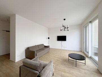 Leipzig - Zentrum-West | Wohnzimmer - NEU: Teilmöbliertes Wohnjuwel über den Dächern des Leipziger Bachviertels!