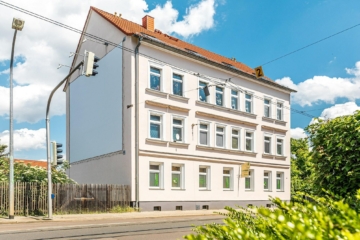 Mehrfamilienhaus mit Blick ins Grüne - Leipzig - Böhlitz-Ehrenberg | Fassade - Straßenseite