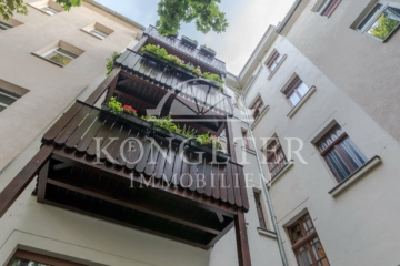 Kaum zu glauben - Leipzig - Gohlis | Balkone Gartenseite