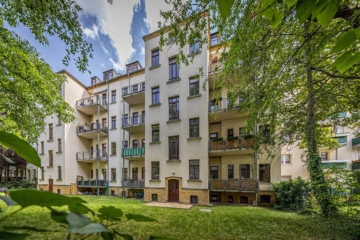 Leipzig - Südvorstadt | Gartenseite mit Balkonen - VERKAUFT: Zauberhafte Südvorstadt